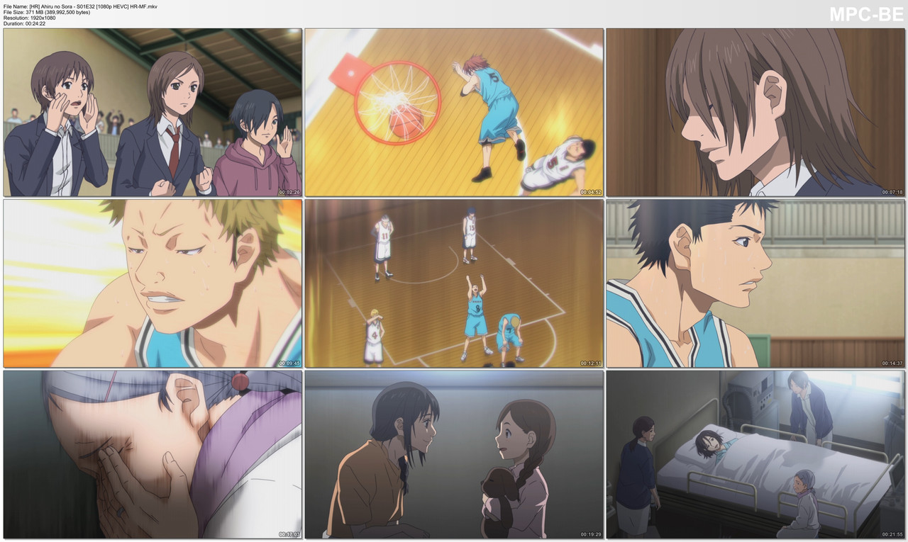 HR Ahiru no Sora 32 1080p HEVC Multi subs HR MF