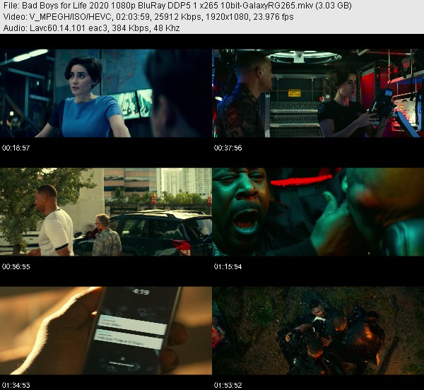 Bad Boys for Life 2020 1080p BluRay DDP5 1 x265 10bit-GalaxyRG265