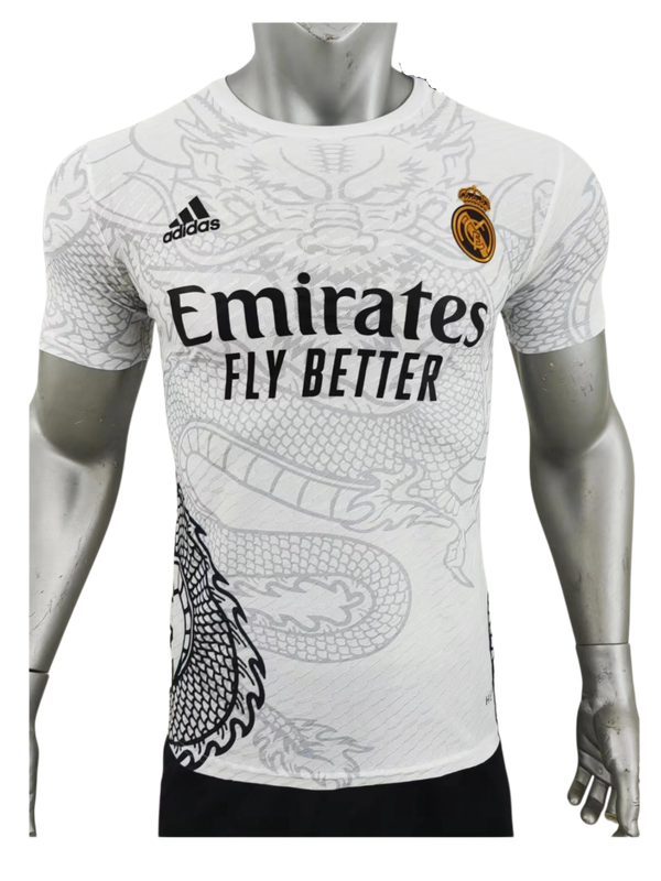 Special Edition White Real Madrid Jersey Player Version