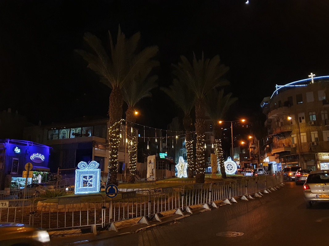 Площадь Эмиля Хабиби в Хайфе 02.12.2019