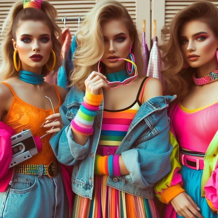80s Miami Vice Women's Fashion