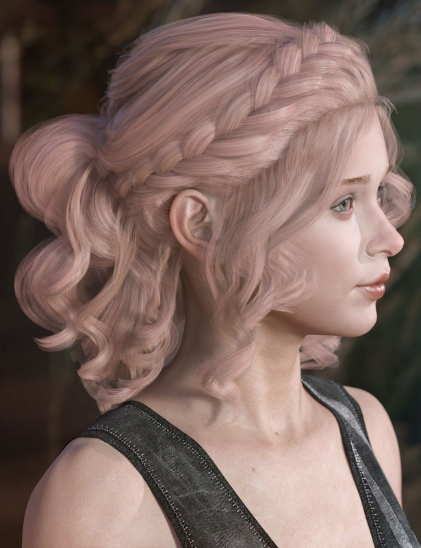 Mercedes Hair for Genesis 3 and 8 Female(s) Mercedes Hair for Genesis 3 and 8 Female(s)