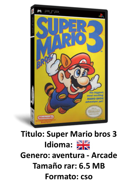 Super Mario Bros 3 [NES-PSP] [CSO] [Google Drive] [Mediafire] English 1 link