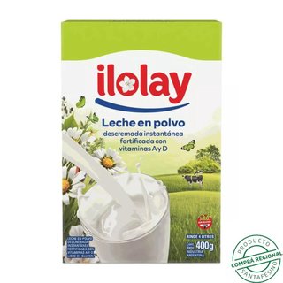 3939 | Leche En Polvo Ilolay Descremada X 400 Gr-caja