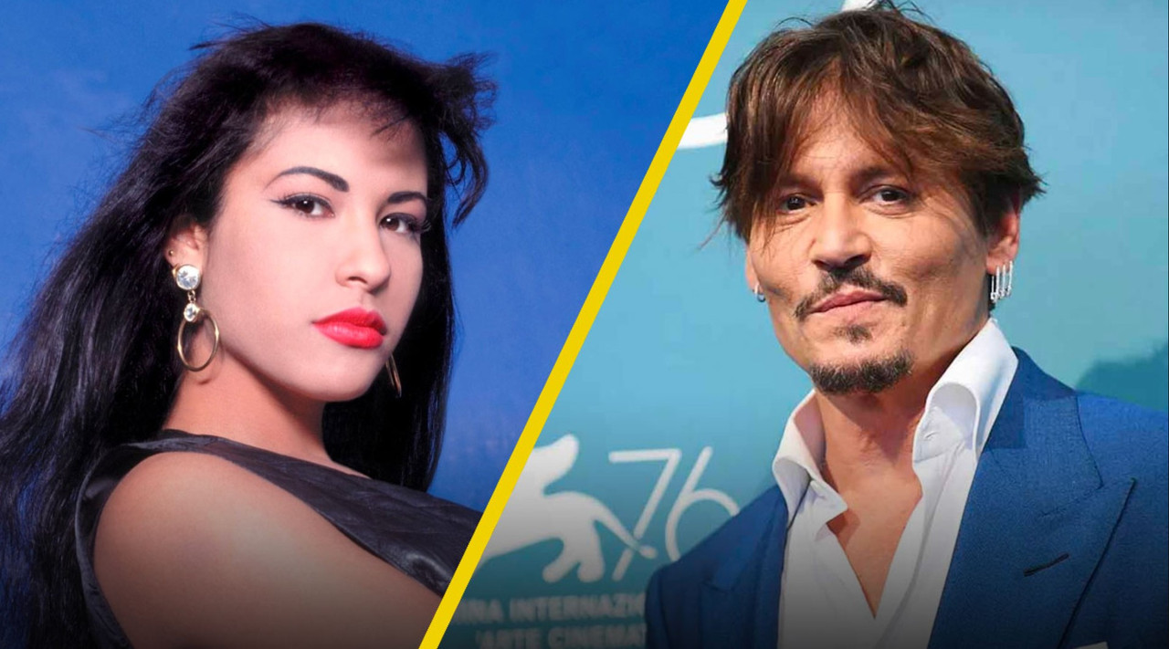 Johnny Depp y Selena trabajaron juntos en una película que ella nunca pudo ver