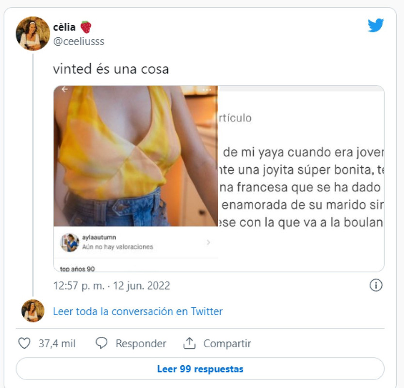 Viral y controvertida manera de vender ropa de una joven en internet
