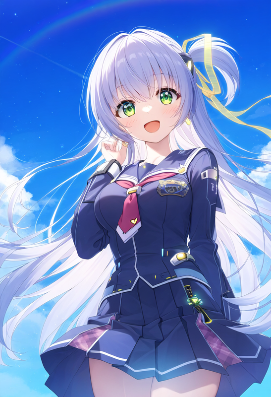 1girl, {{(school uniform})}, {({straight hair})}, Hoshino Yumemi (planetarian),  s-2299811456