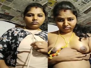 Tamil aunty’s striptease video, which features her nude