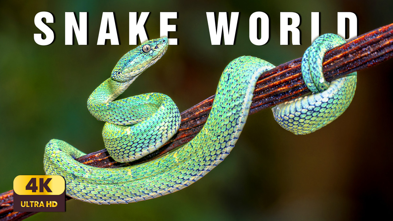 World of Snakes – A Cinematic Journey into Nature’s Silent Grace | Relaxing Nature Film 4K
