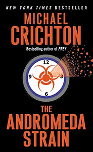 The cover for The Andromeda Strain