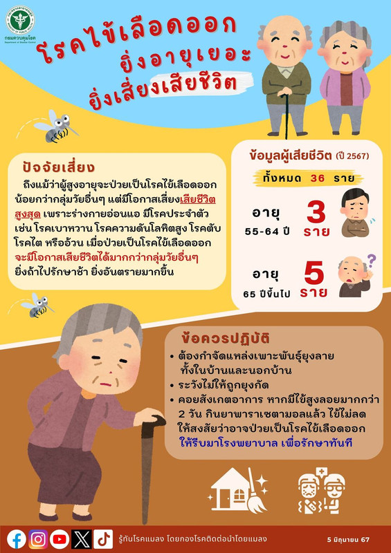 โรคไข้เลือดออกในผู้สูงอายุ