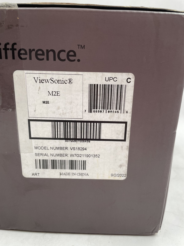 VIEWSONIC VS18294 M2E PORTABLE SMART DLP LED PROJECTOR 1920 X 1080