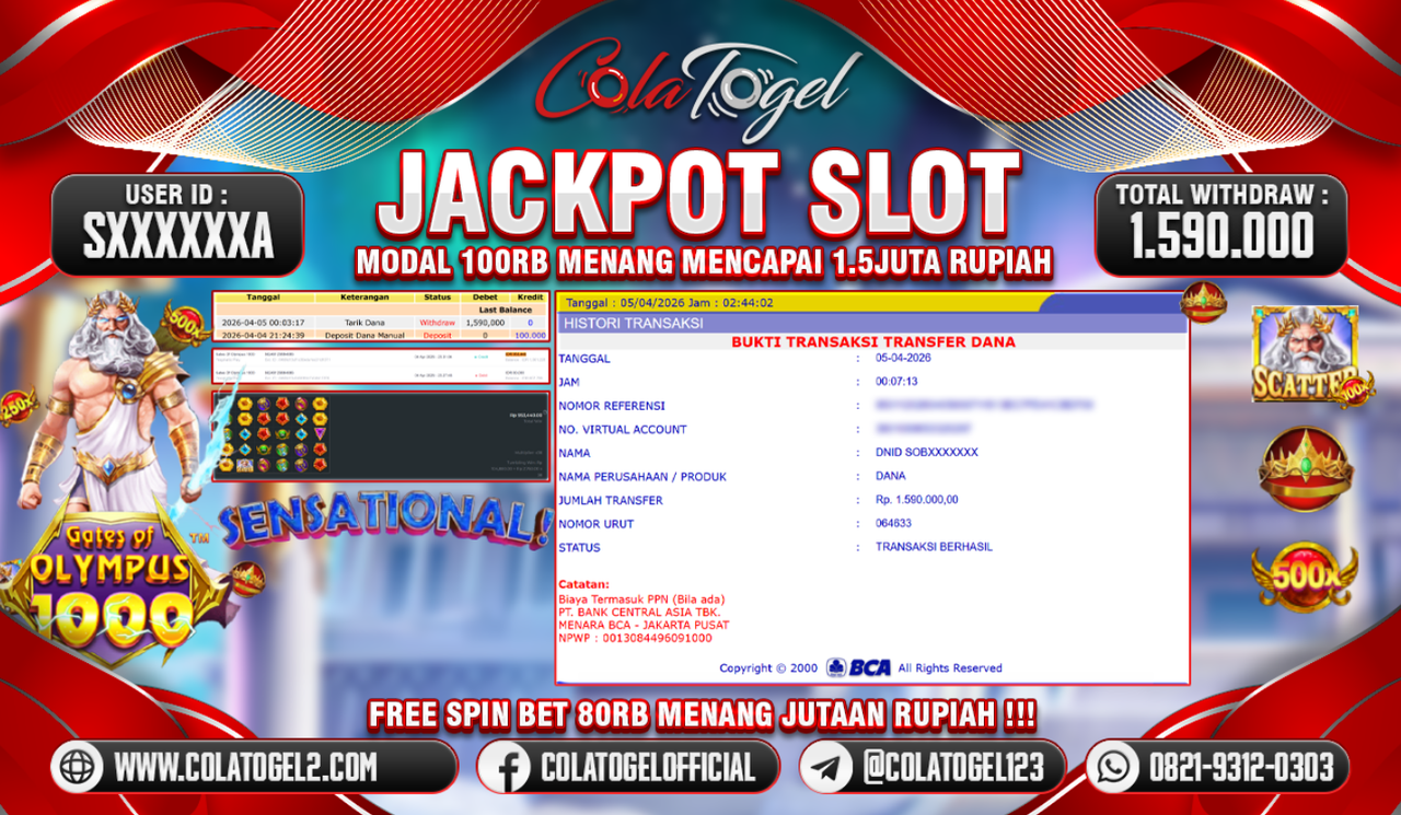 JACKPOT SLOT GACORR!!