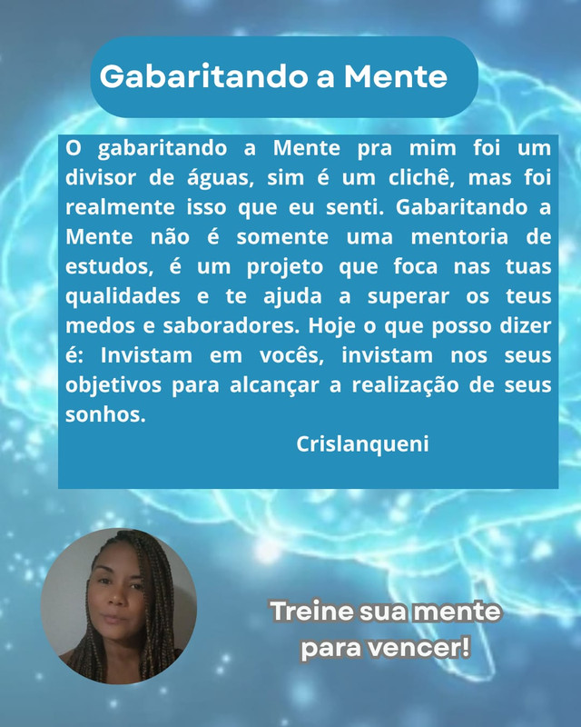 [Imagem do depoimento de um mentorado satisfeito]