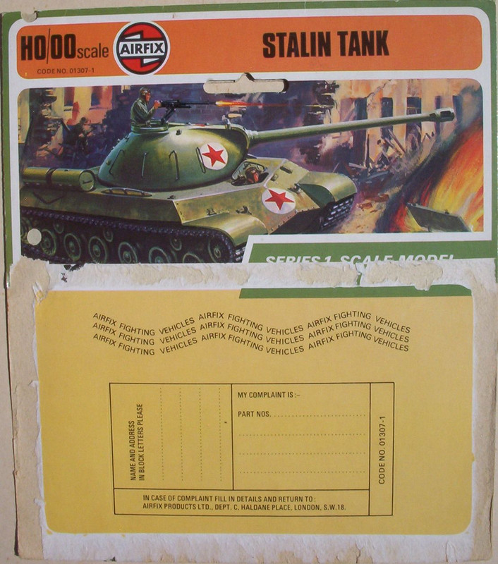Airfix 76 Stalin Tank T4 Header