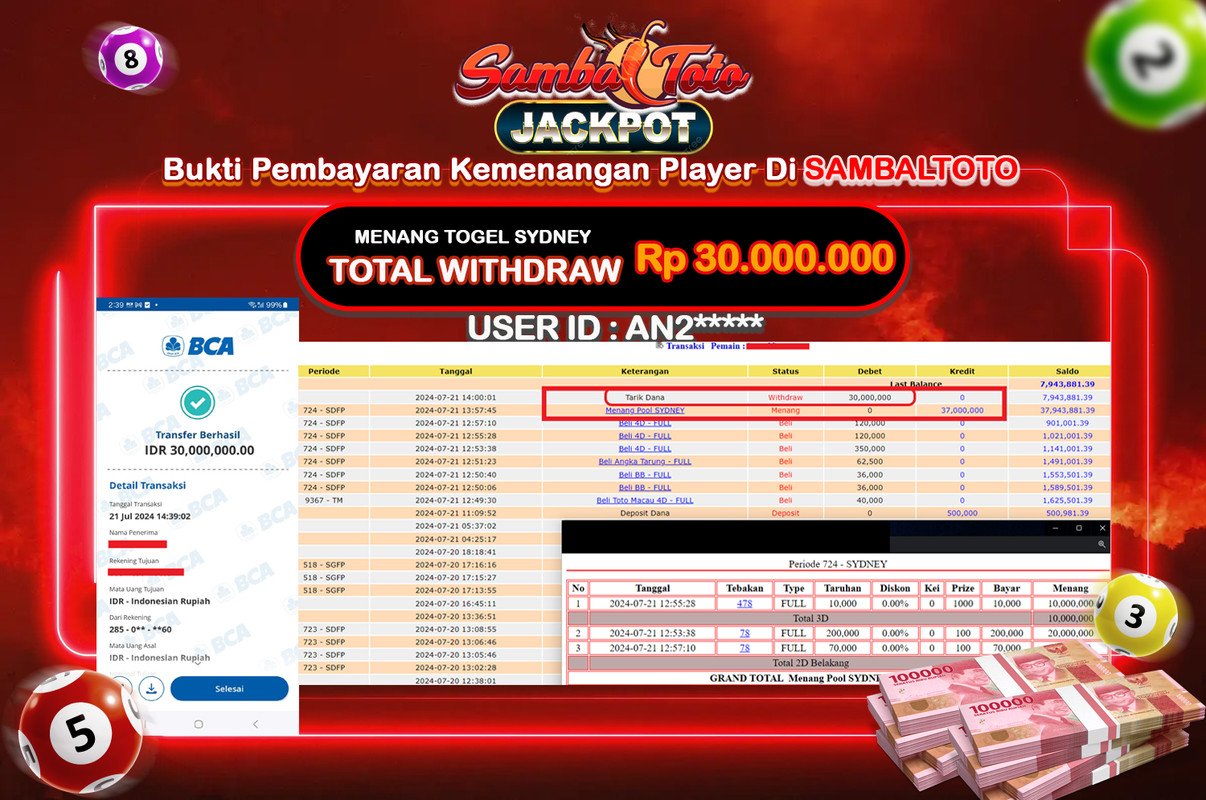 Bukti JP ( 21 Juli 2024 ) Lunas Rp 30.000.000,-