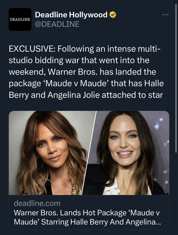 Angelina Jolie and Halle Berry to Star in Action Thriller Maude v