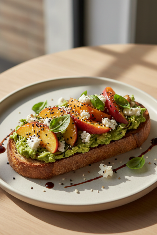 Avocado toast with twist - healthy fats breakfast