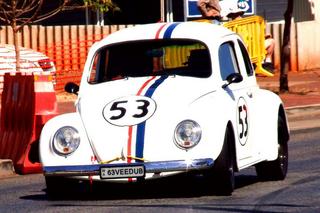 Helga and favorite cars Herbie