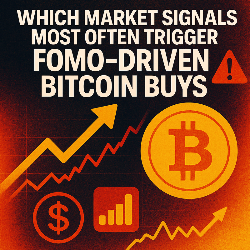 Which market signals most often trigger FOMO-driven Bitcoin buys