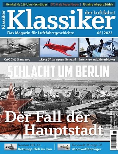 Cover: Klassiker der Luftfahrt Magazin No 06 2023