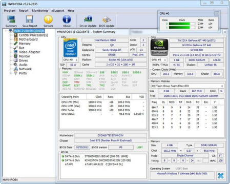 HWiNFO 7.10 Build 4540