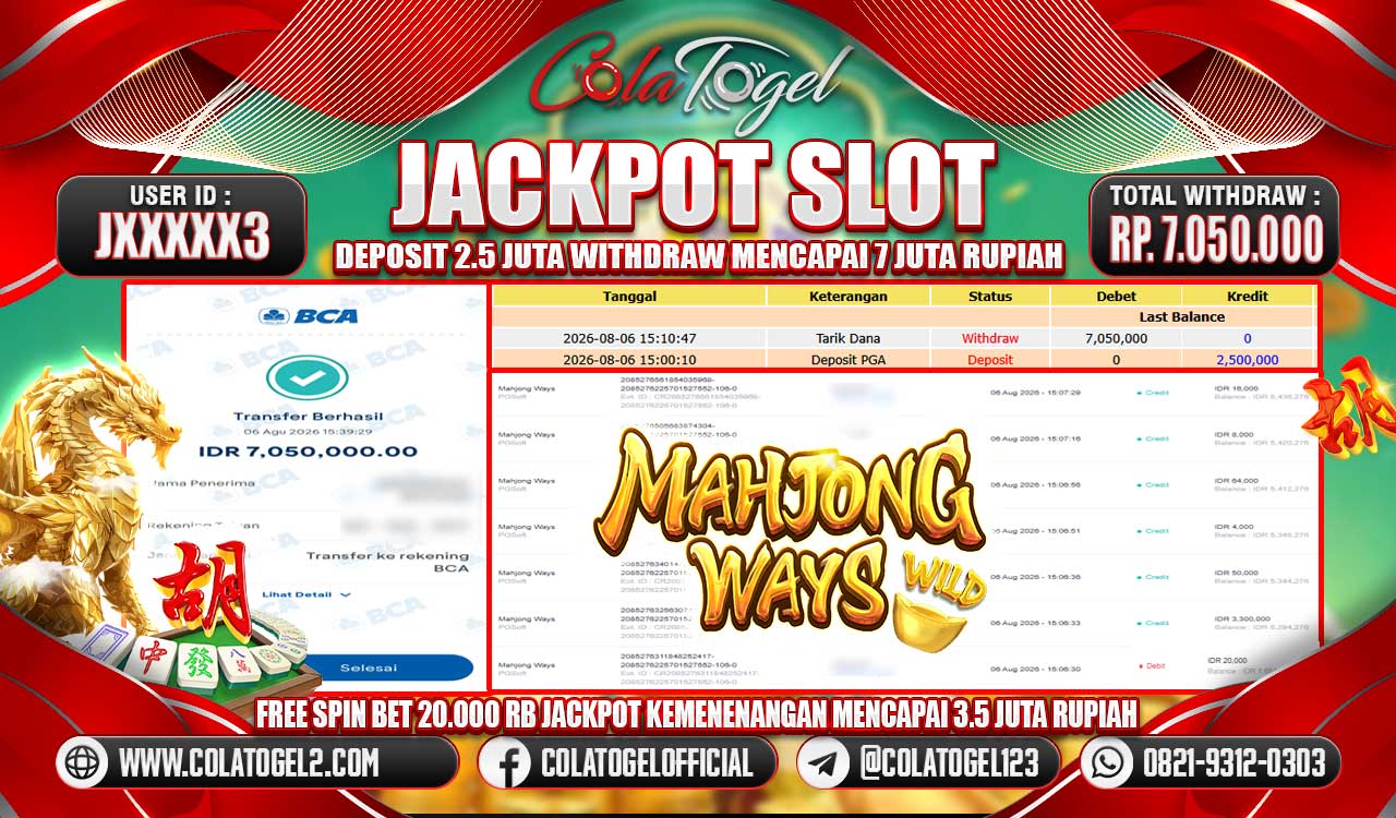 JACKPOT SLOT GACORR!!