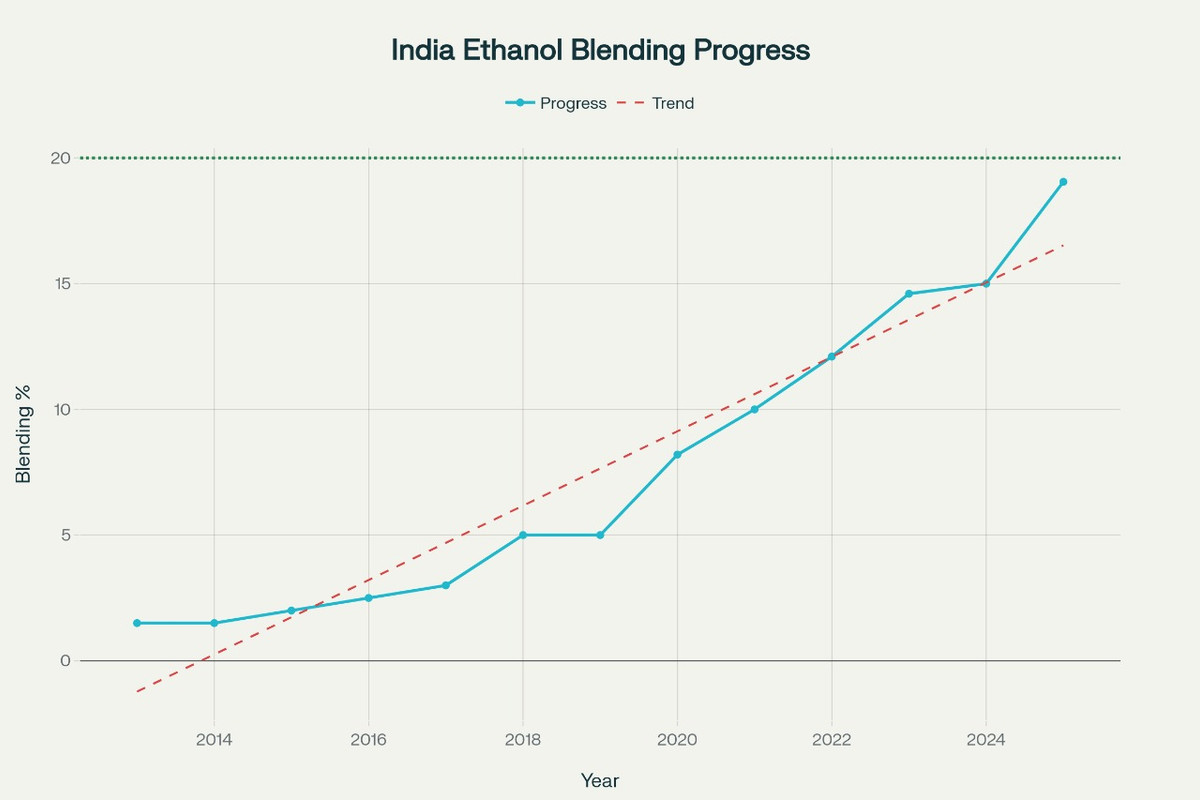 Sugarcane fields providing feedstock for ethanol production