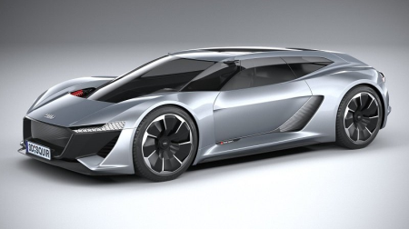 Audi PB18 E-Tron Concept 3D Model