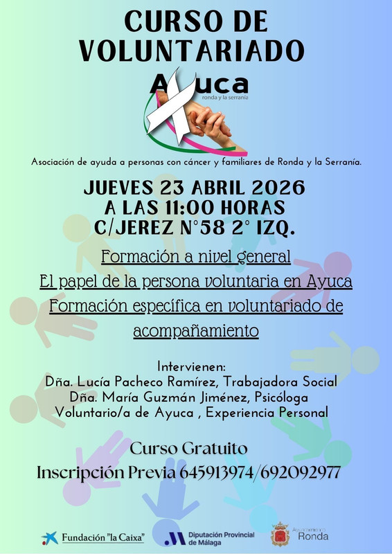 Curso de formación de Voluntariado de AYUCA