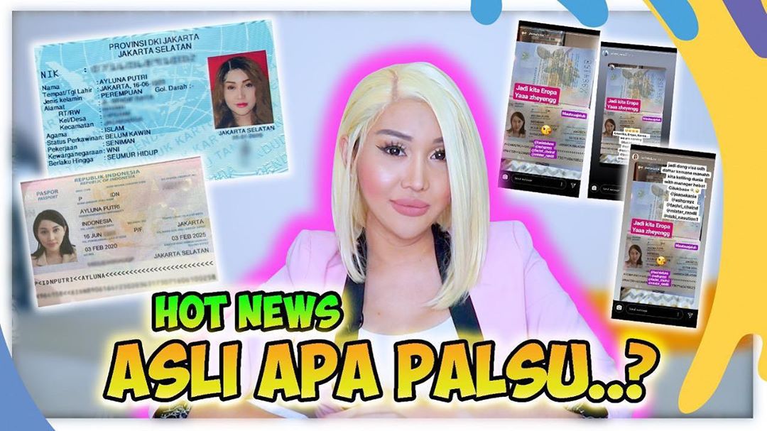 Unggahan Instagram Lucinta Luna terkait identitas dirinya.