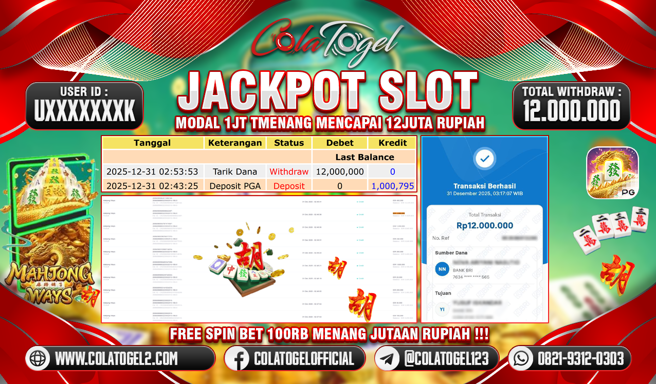JACKPOT SLOT GACOR!!