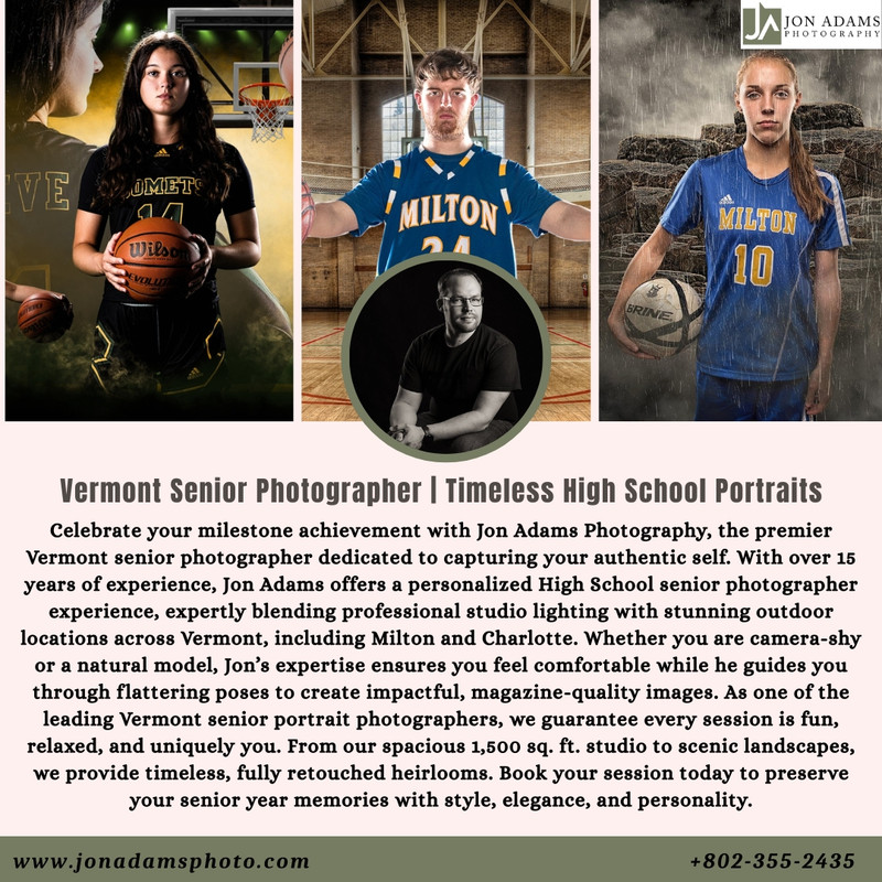 Vermont Senior Photographer Timeless High School Portraits