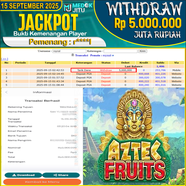 jackpot-slot-aztec-fruits-pragmatic-play--rp5000000--dibayar-lunas-di-medokjitu