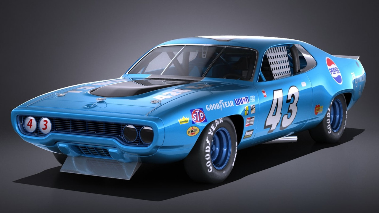 Plymouth Roadrunner NASCAR Richard Petty 1971 0000 jpg51 B4730 B B
