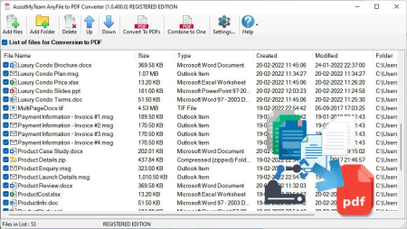 AssistMyTeam AnyFile to PDF Converter 1.0.405.0 AssistMyTeam AnyFile to PDF Converter 1.0.405.0