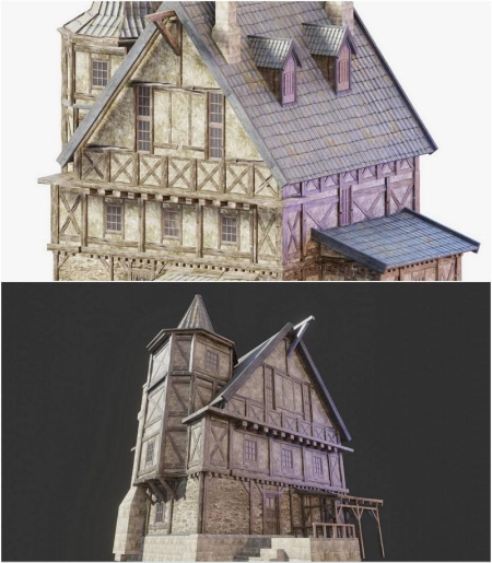 Medieval House – 3D Model