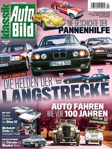 Cover: Auto Bild Klassik Magazin No 07 Juli 2022