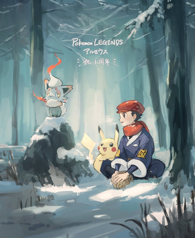 pikachu-rei-and-hisuian-zorua-pokemon-an