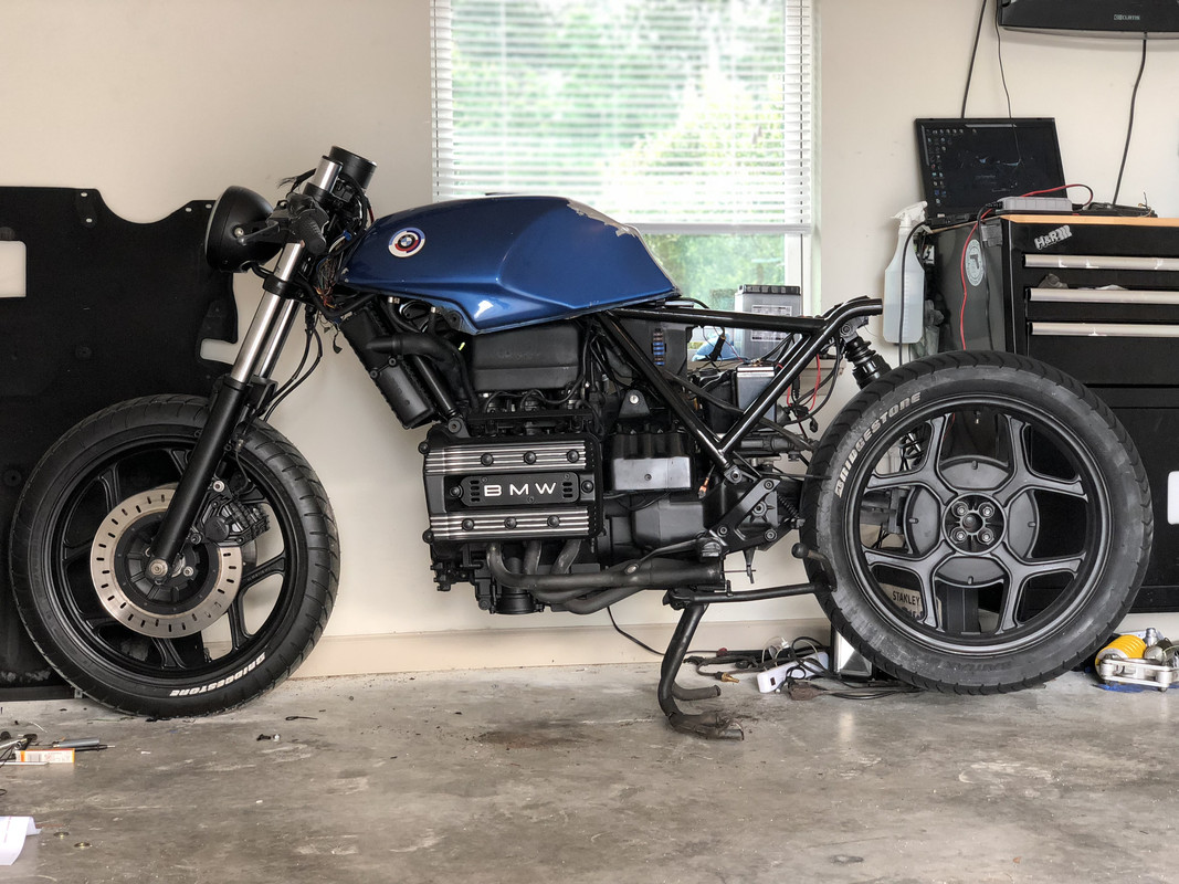 bmw k75 cafe racer exhaust
