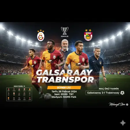 البث المباشر: مواجهة نارية في السوبر التركي بين غلطة سراي وطرابزون سبور