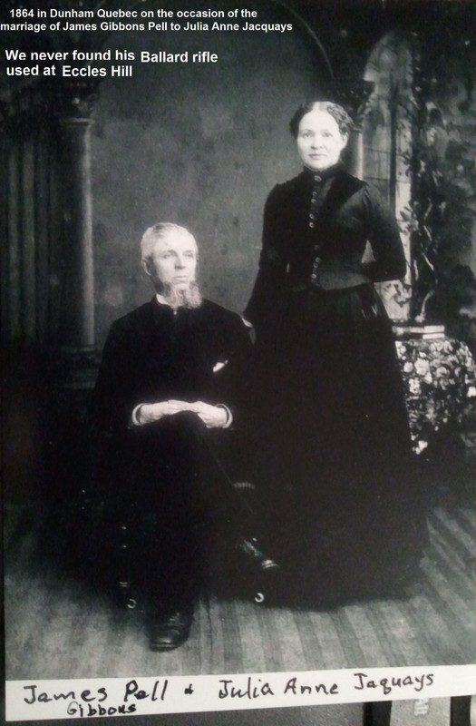 James Pell on the occasion of his marriage in 1864-my great great grandfather