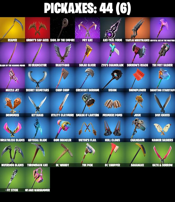 pickaxes comp