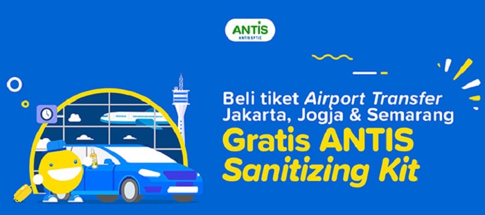 Promo paket Antis sanitizing kit Tiket.com