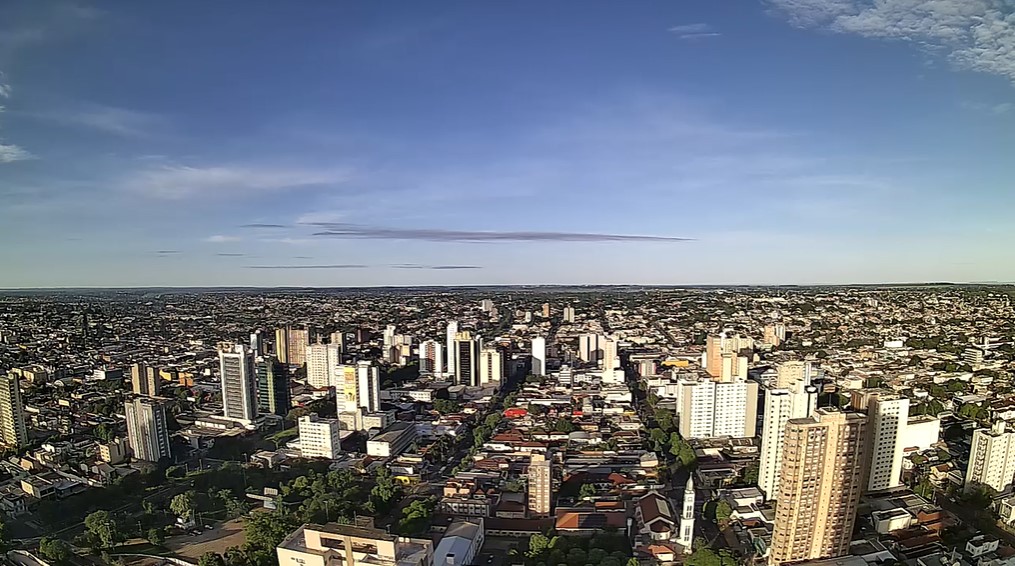 Campo Grande nesta manhã de segunda-feira ©FRANCISCO BRITTO