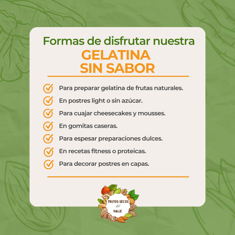 GELATINA SIN SABOR 2