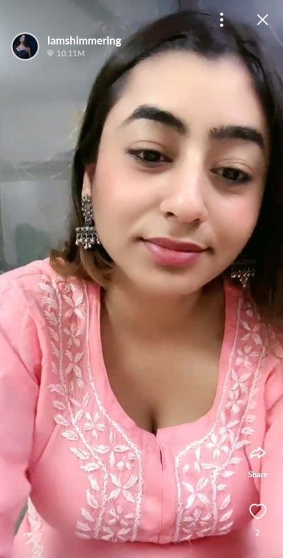 Famous Instagram Influencer Shimmi New Latest Nude Tango Live Showing Pressing Huge Boobs with Full Face 8Min+ Video+Pics 2 IMG-3.jpg