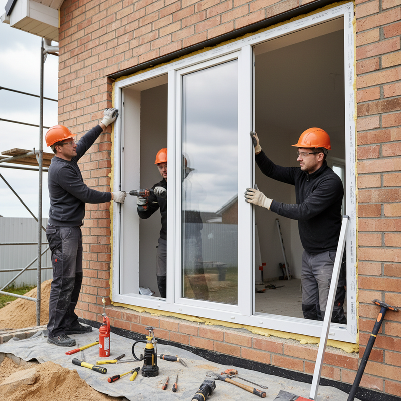 установка окон