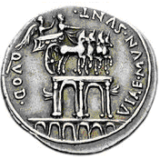 Glosario de monedas romanas. QVOD VIAE MVNITAE SVNT. 12