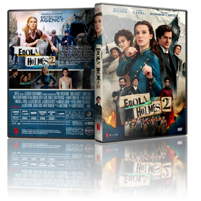 Portada - Enola Holmes 2 [2022] [DVD9-Autoría] [ntsc] [Cast/Ing] [Sub:Varios] [Intriga]